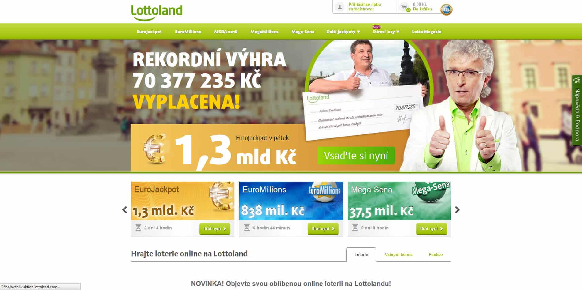 Obrázek loterijní společnosti Lottoland