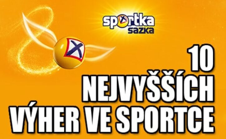 10 nejvyšších výher ve sportce