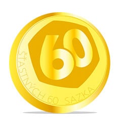 Zlatá mince - 60. let šťastných 10