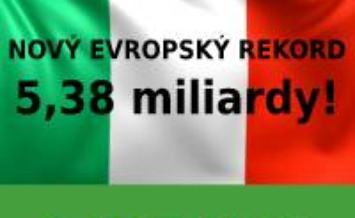 Nový evropský rekord přes 5 miliard korun