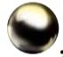 Výherní symbol losu Mini černá perla