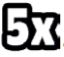 Výherní symbol losu 5x více
