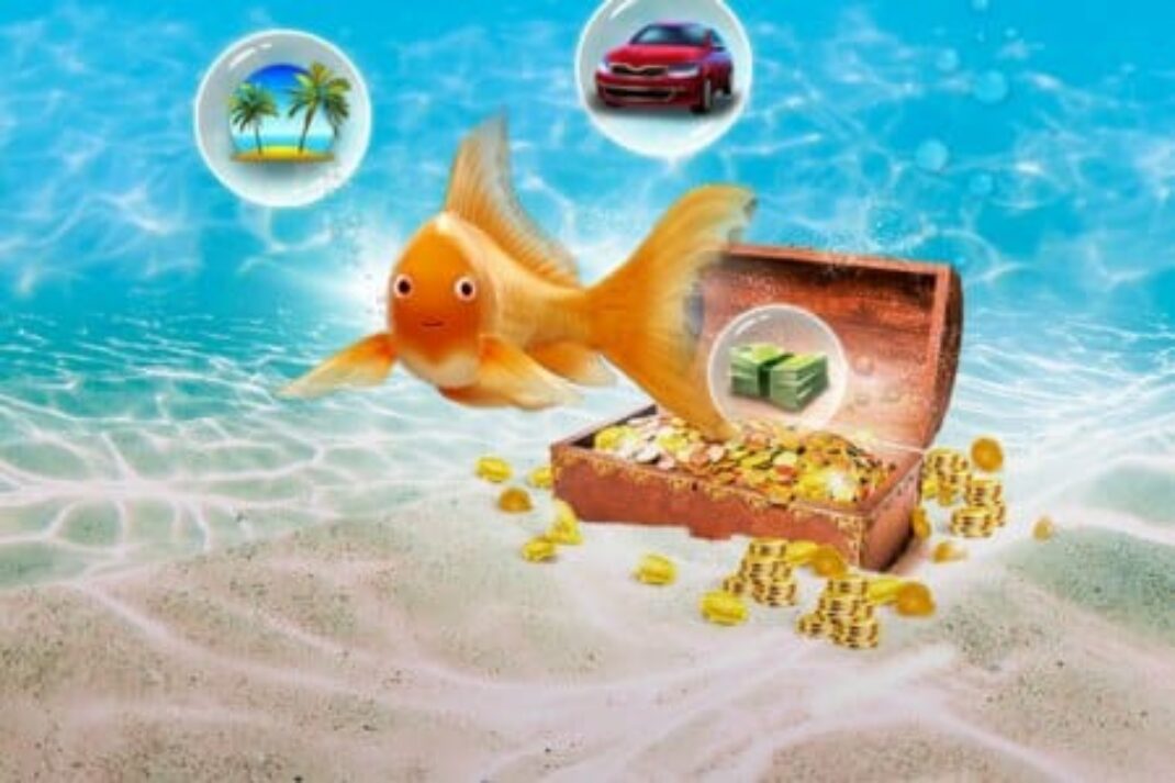 Stírací los Mini Zlatá rybka od Sazky