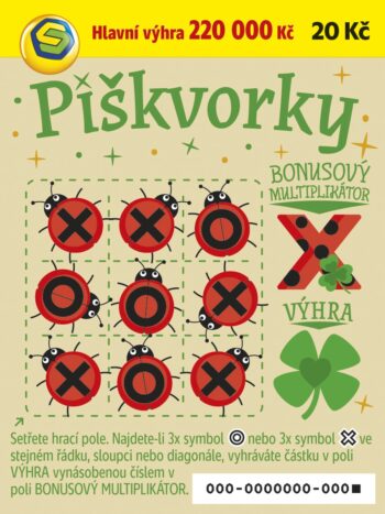 Ukázka nesetřeného losu Piškvorky