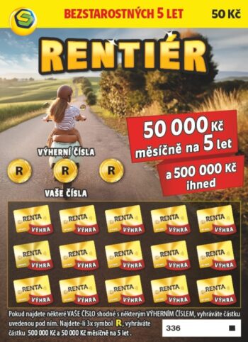 Ukázka nesetřeného losu Rentiér