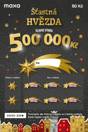 Ukázka nesetřeného losu Šťastná hvězda