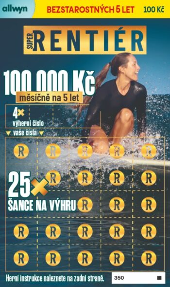 Ukázka nesetřeného losu Super rentiér
