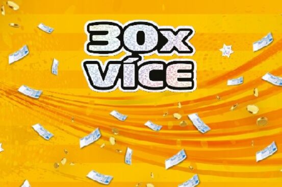 30x více od 