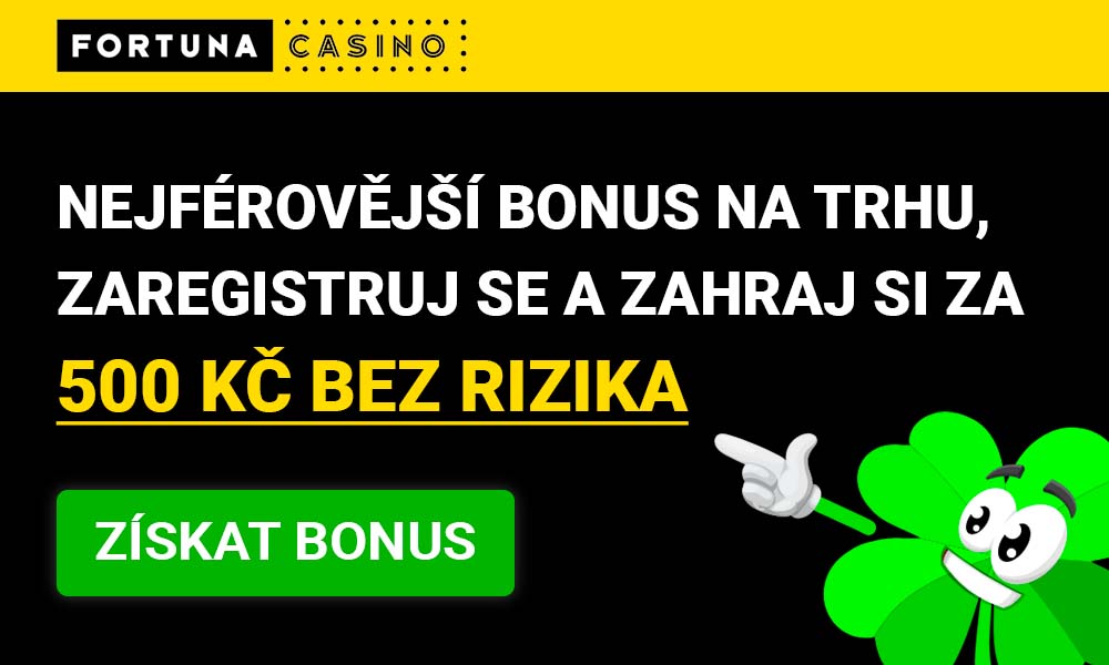 Vyhraj doporučuje - Fortuna Bonus 500Kč bez rizika
