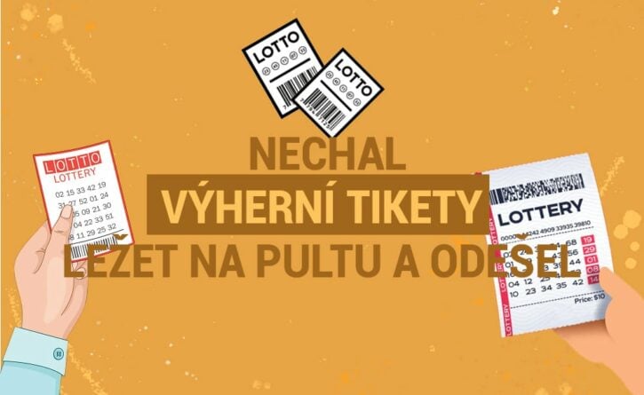 Tikety nechal ležet na pultu a odešel.