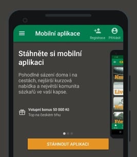 Chance bonus mobilní aplikace