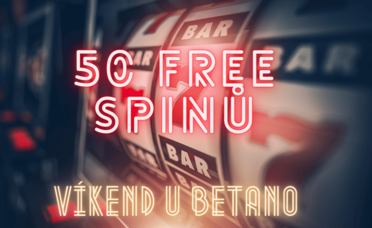 50 free spinů na víkend