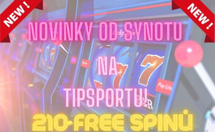 210 volných spinů u Tipsportu