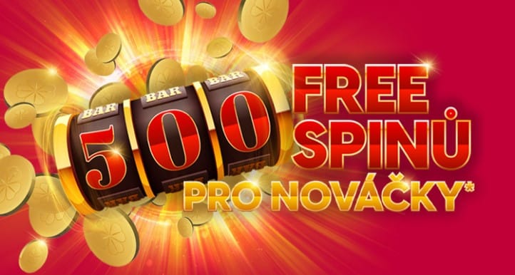 500 Free spinů Luckybet