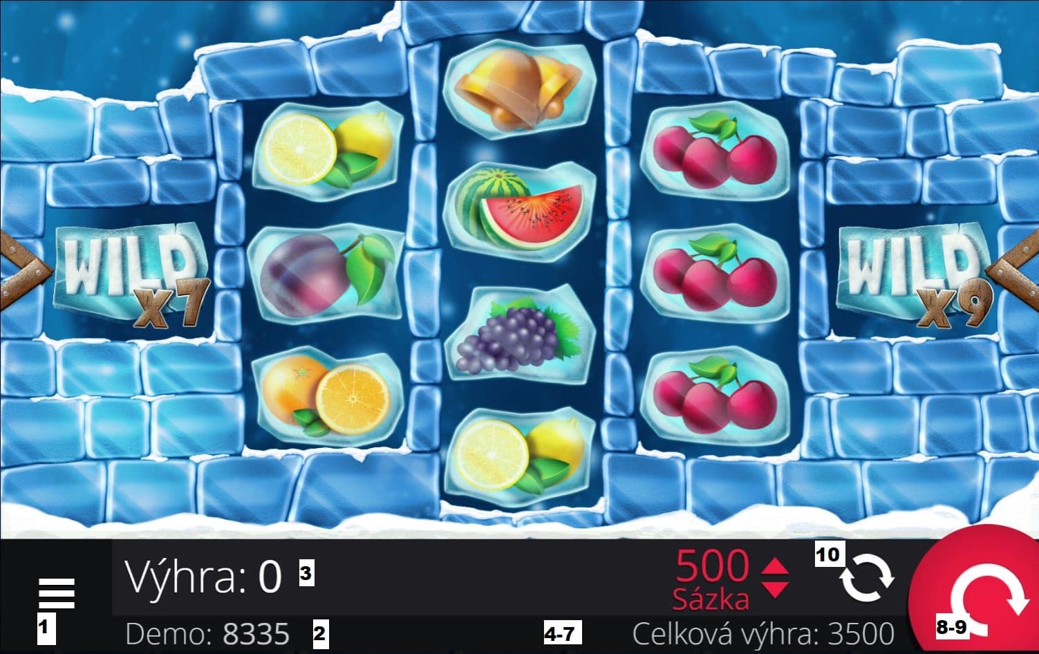 Jak hrát online automat Frozzy Fruit
