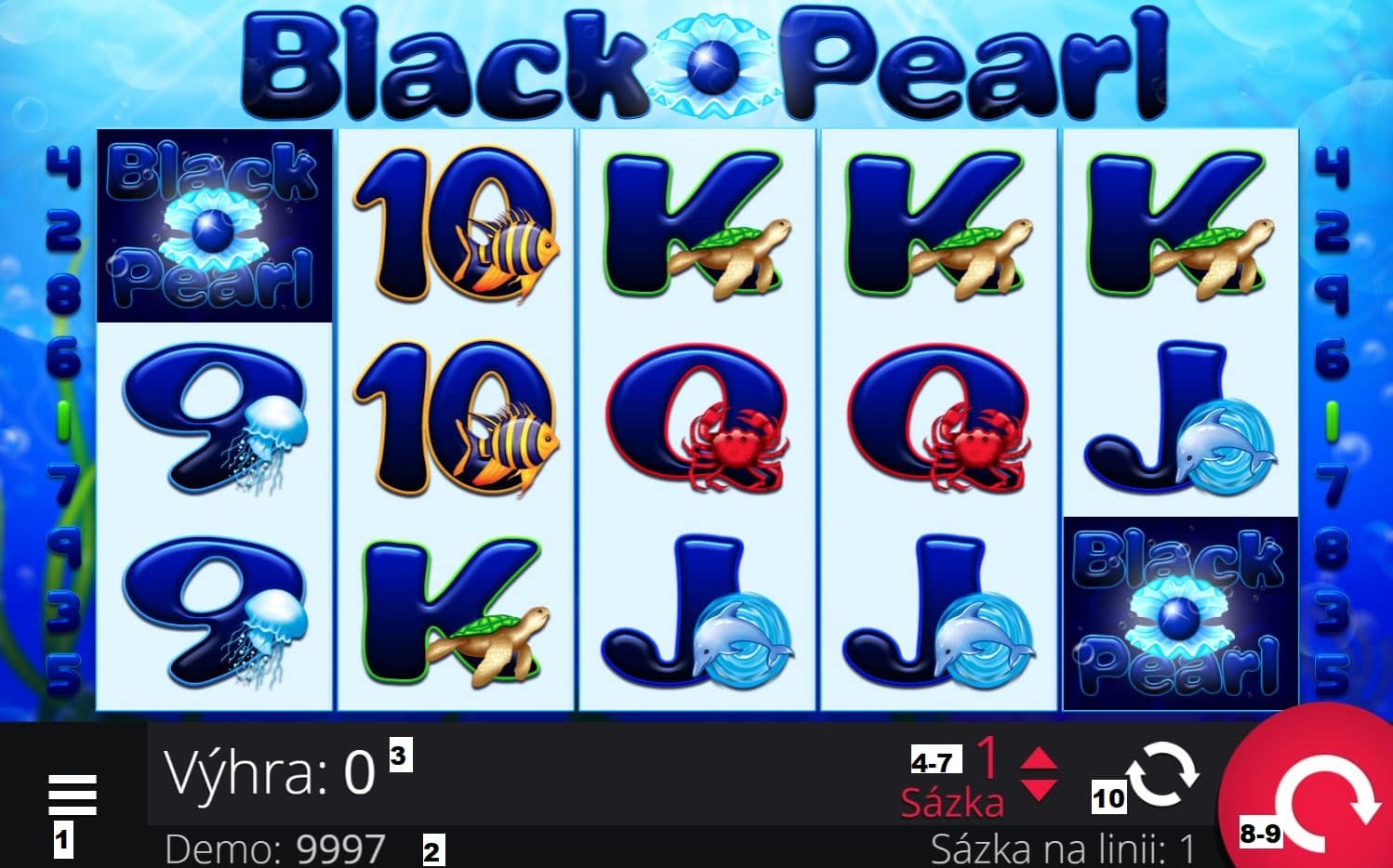 Jak hrát online herní automat Black Pearl