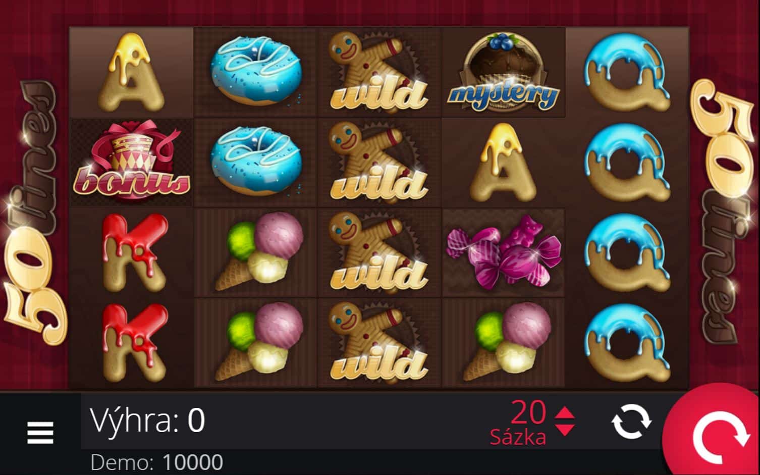 Online herní automat WILD Cookies