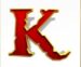 Symbol Písmeno K automatu Pirate Adventures od eGaming