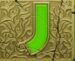 Symbol Písmeno J automatu Jewels Quest 2 od eGaming