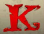 Symbol Písmeno K automatu After Dark od eGaming