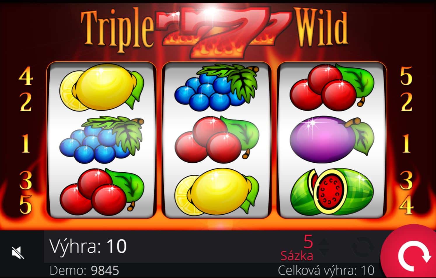 Téme a symboly 2 Triple Wild Seven