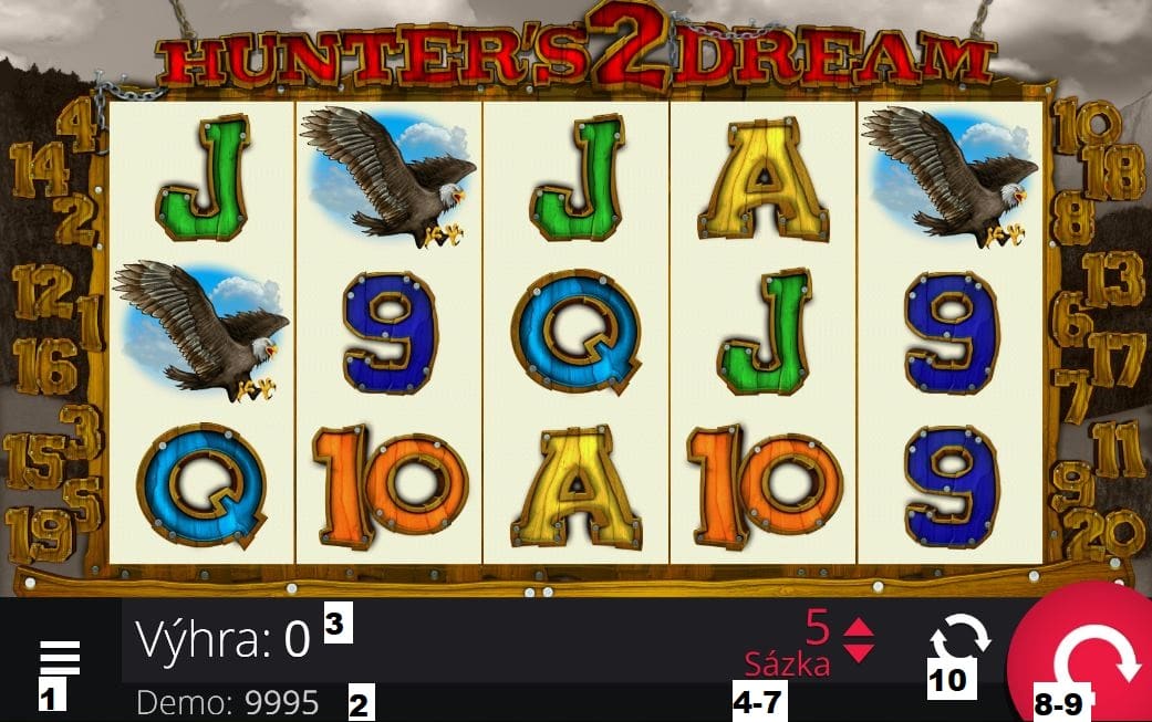 Jak hrát automat Hunter´s Dream 2