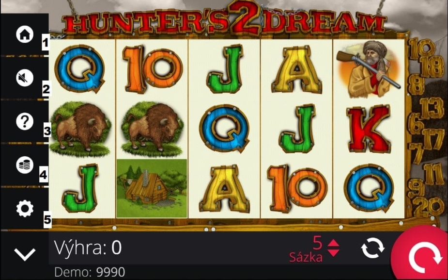 Automat Hunter's Dream 2 online zdarma (Klikni a hraj) 🍀 Vyhraj.cz