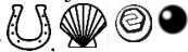 Výherní symbol losu Premium černá perla