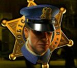 Symbol Policista automatu Gangster World od Apollo Games