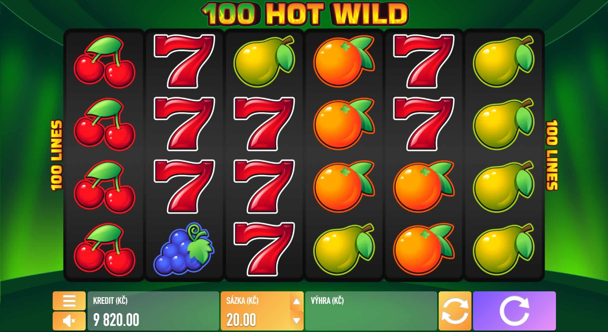 100 Hot Wild online automat