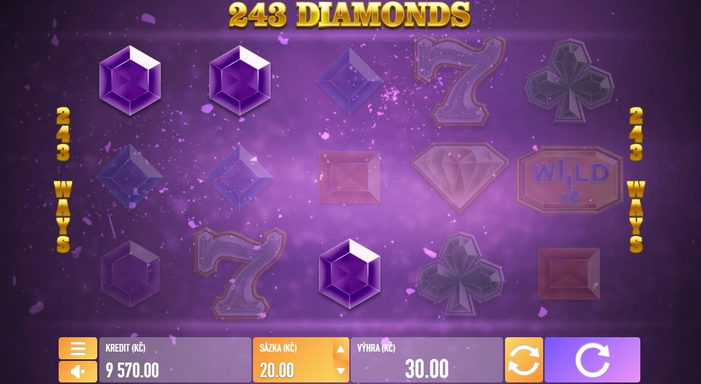 243 Diamonds online automat