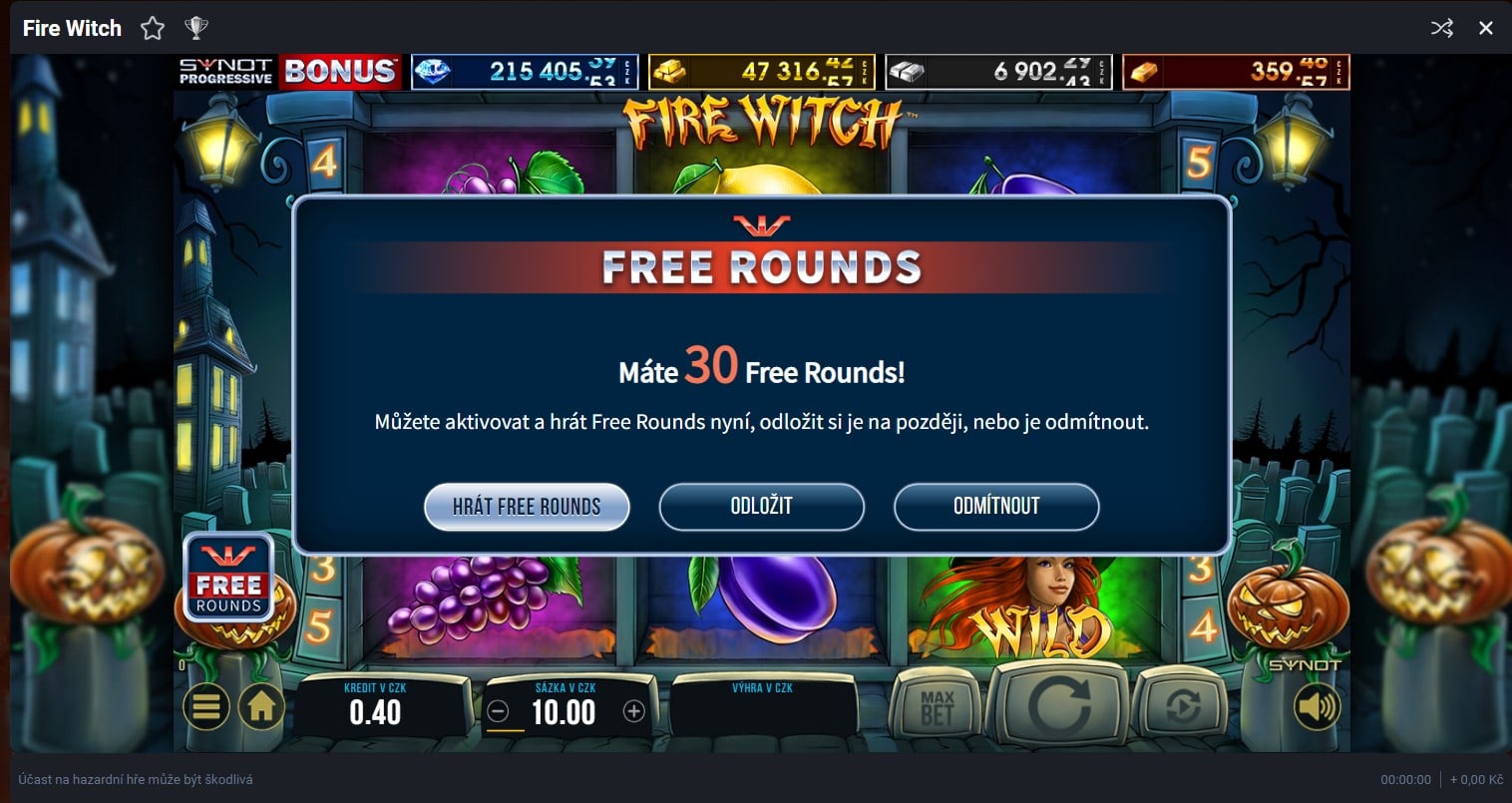 30FS Fire witch free rounds