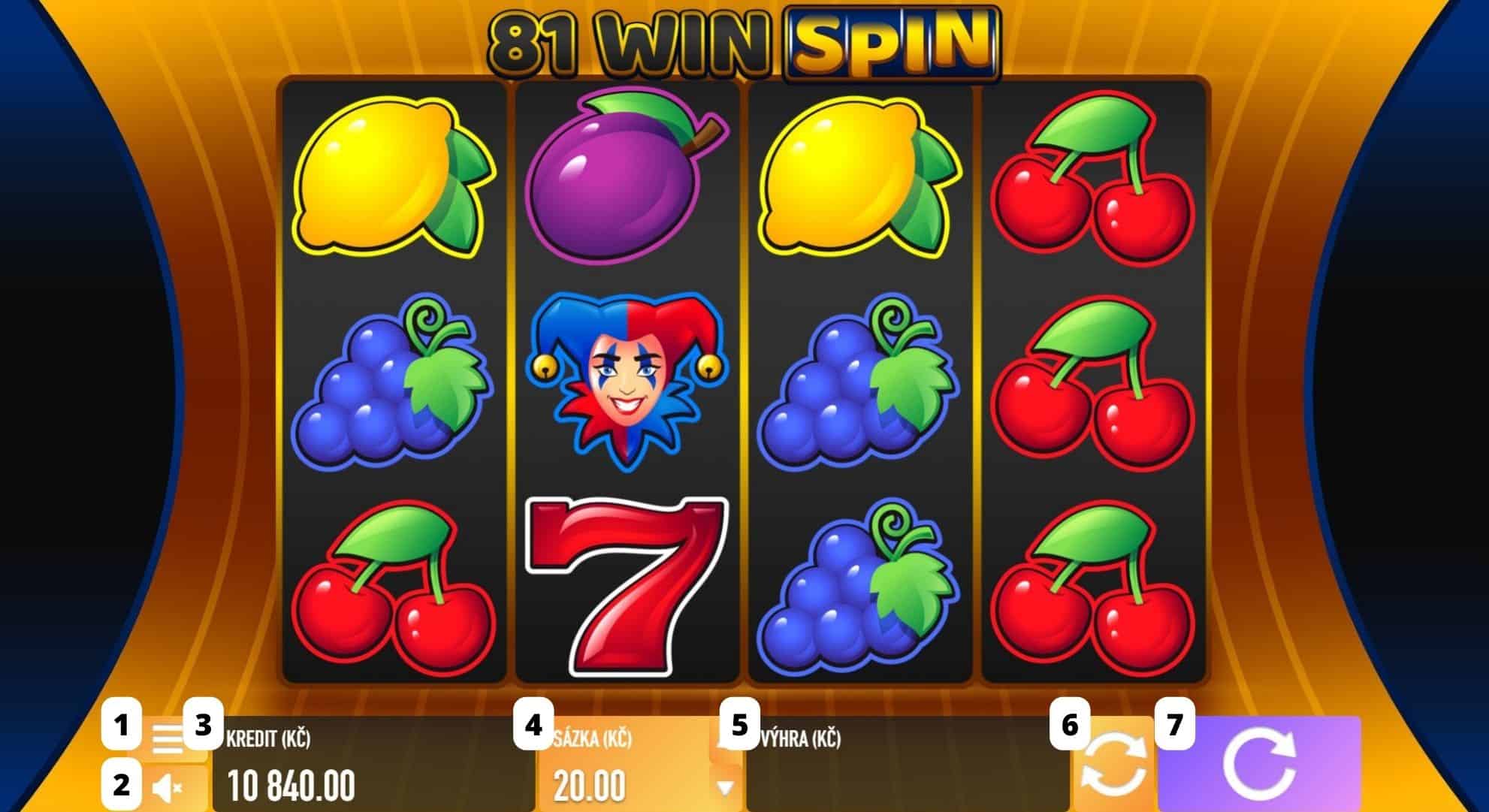 81 Win Spin online automat