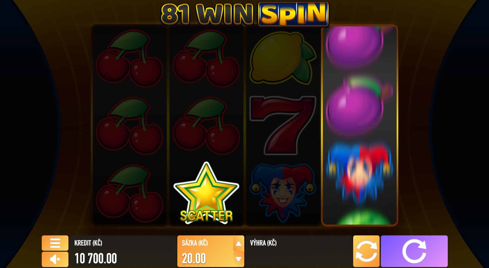 81 Win Spin online automat Scatter symbol