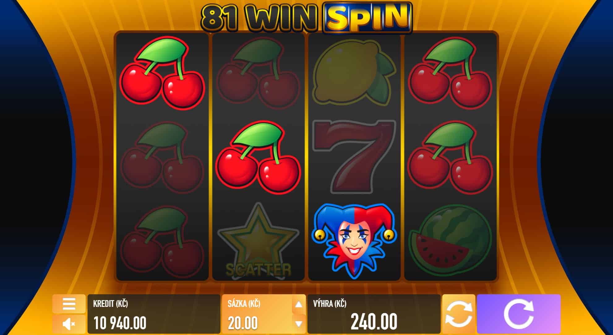 81 Win Spin online automat Wild symbol