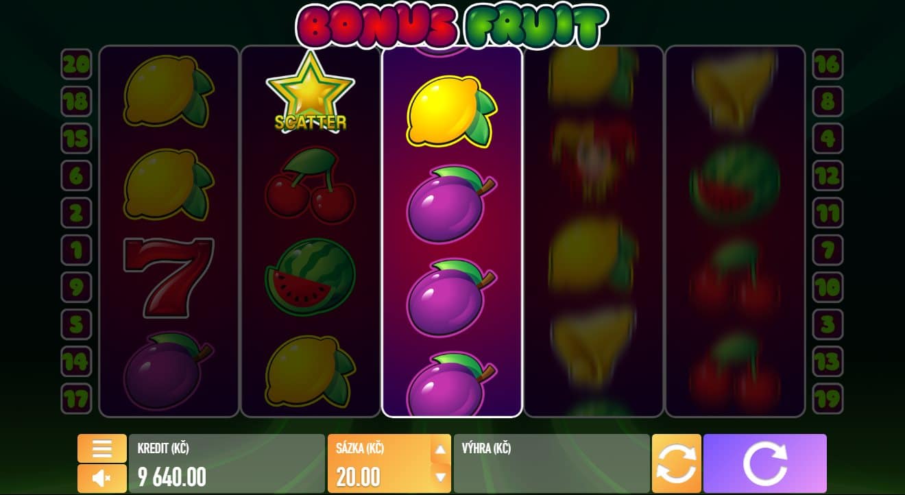 Bonus Fruit online automat Scatter symbol