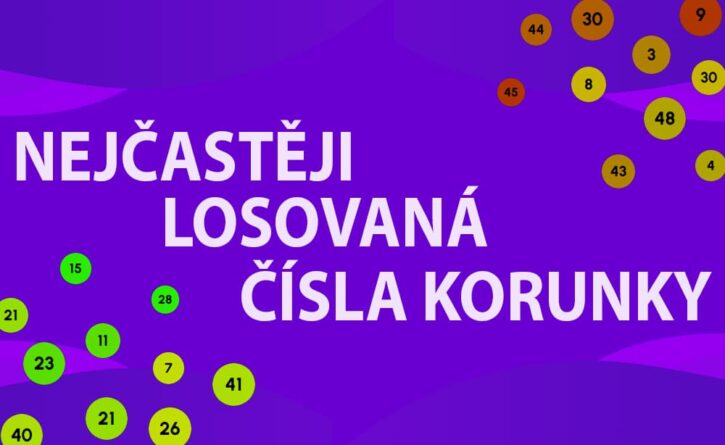 Jaká jsou nejčastěji losovaná čísla u Korunky?