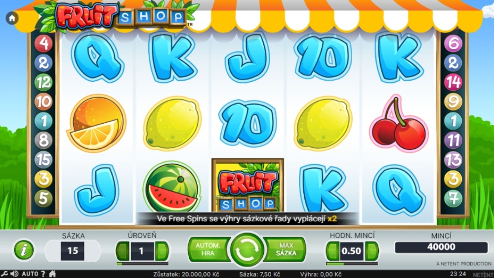 Fruit Shop od NetEnt