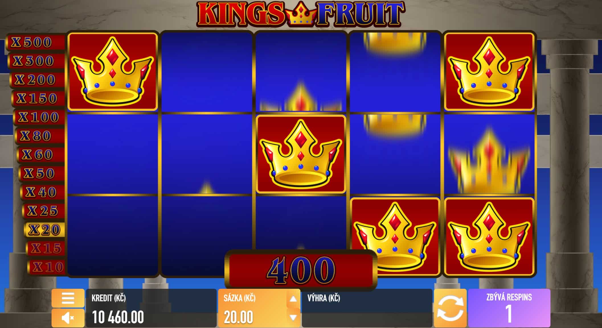 Kings Fruit online automat Mystery Win