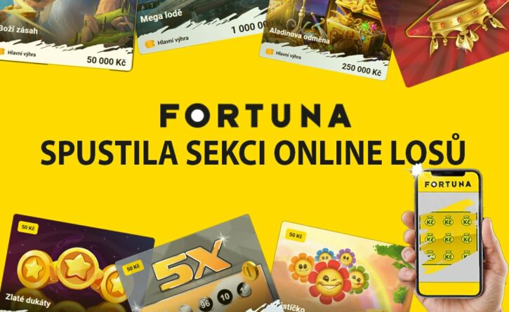 Fortuna spustila novou sekci online losů!