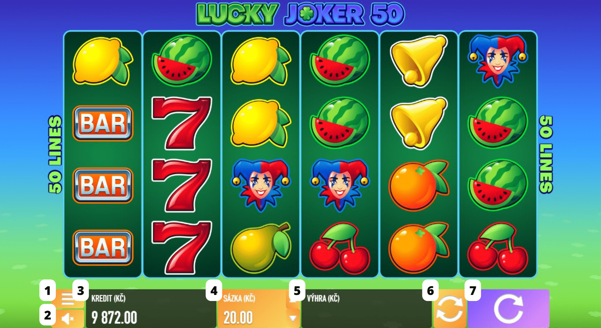 Lucky Joker 50 online automat