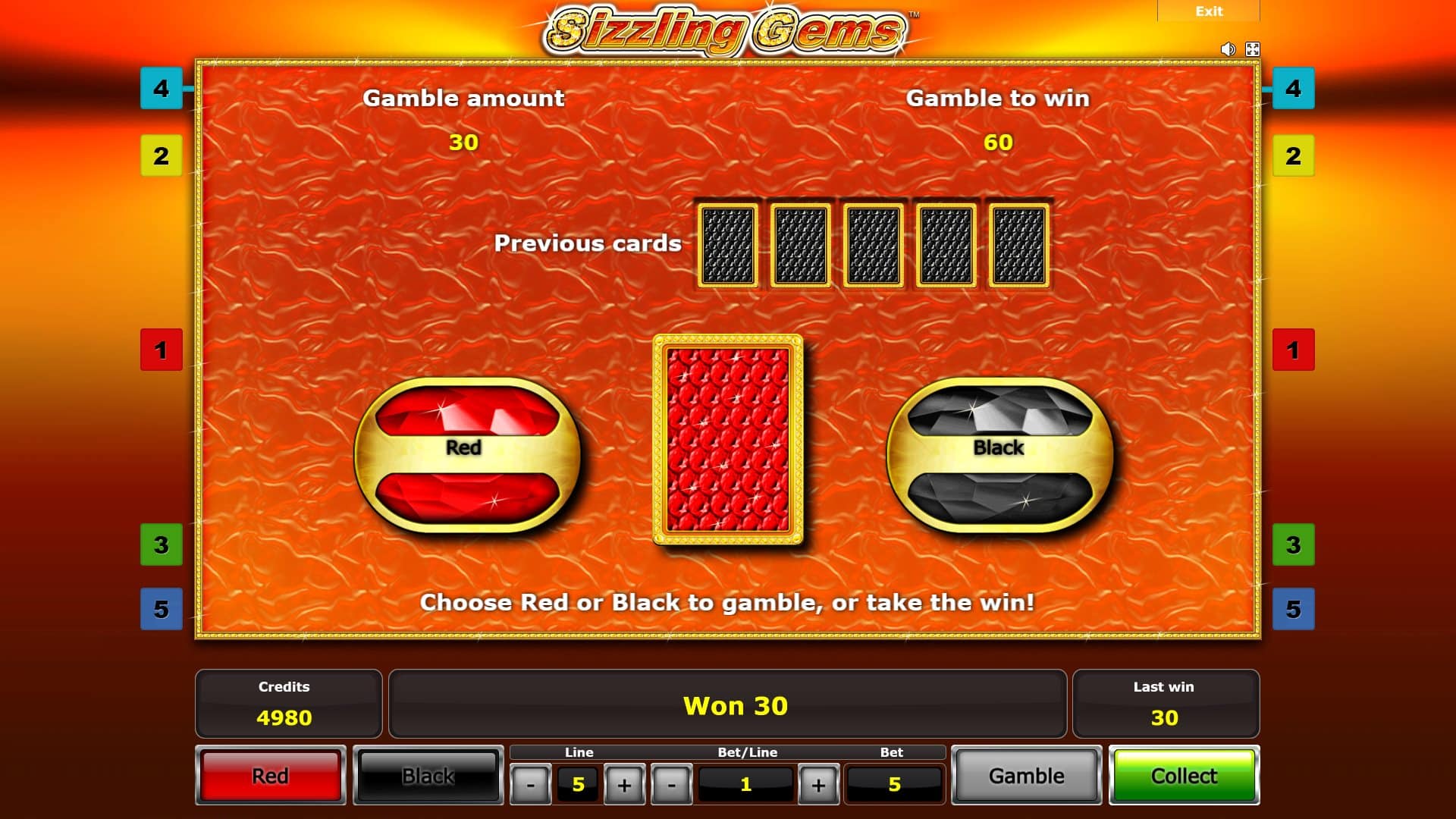 Sizzling Gems online automat Gamble
