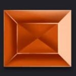 Symbol Oranžový drahokam automatu 243 Diamonds od Tech4bet