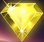 Symbol Žlutý diamant automatu Starburst od NetEnt