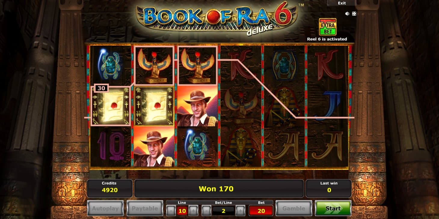 Book Of Ra 6 Deluxe online automat Scatter
