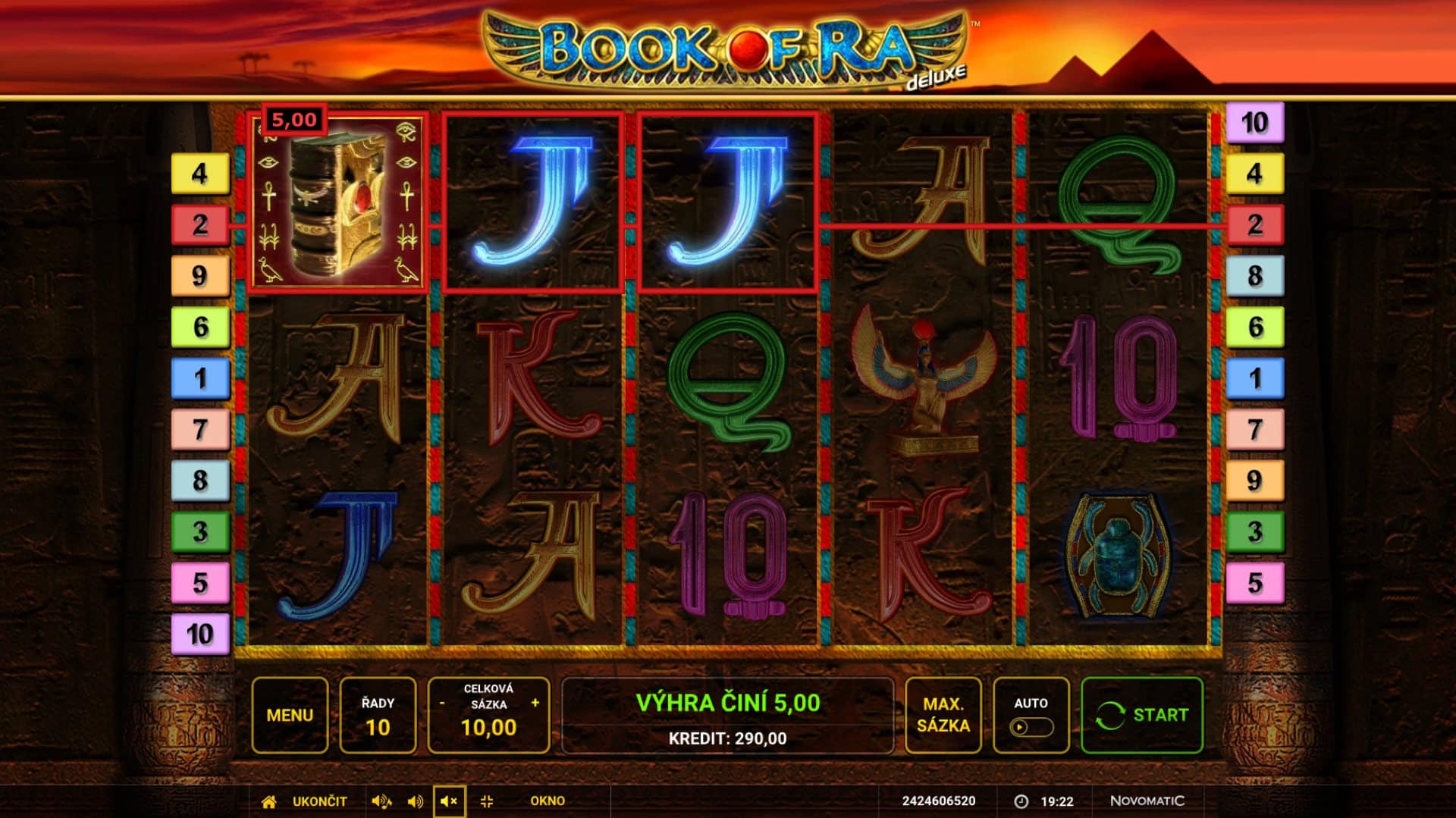Book of Ra Deluxe online automat Bonus