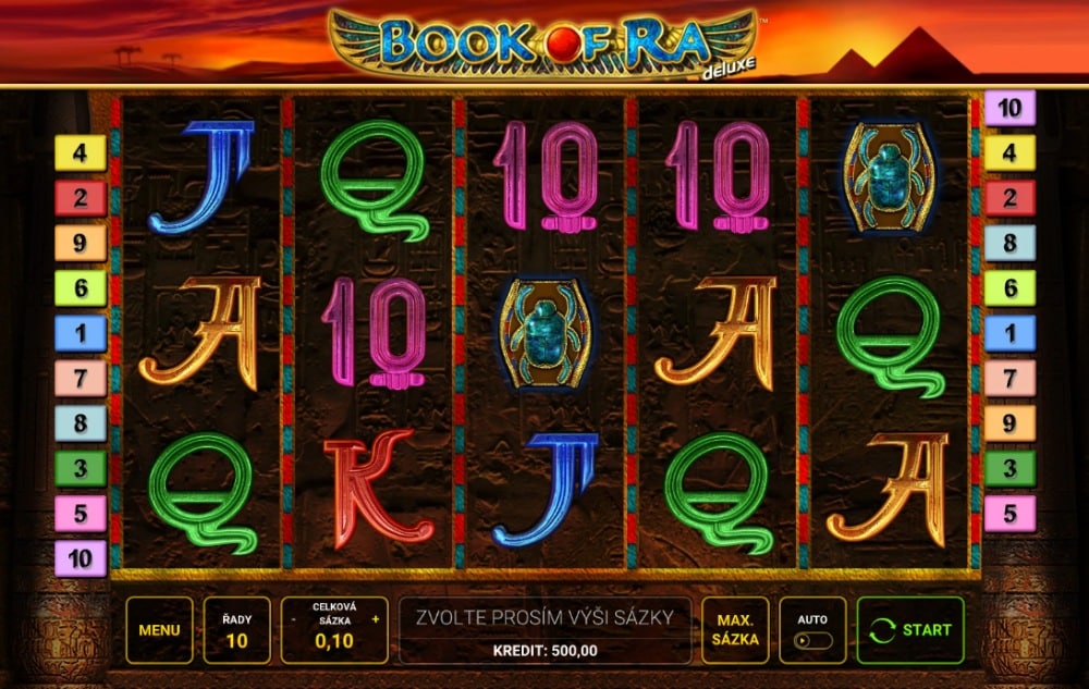 Book of Ra Deluxe od Novomatic