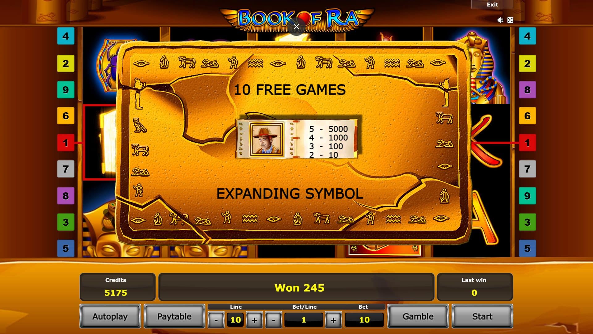 Book of Ra online automat Free spiny