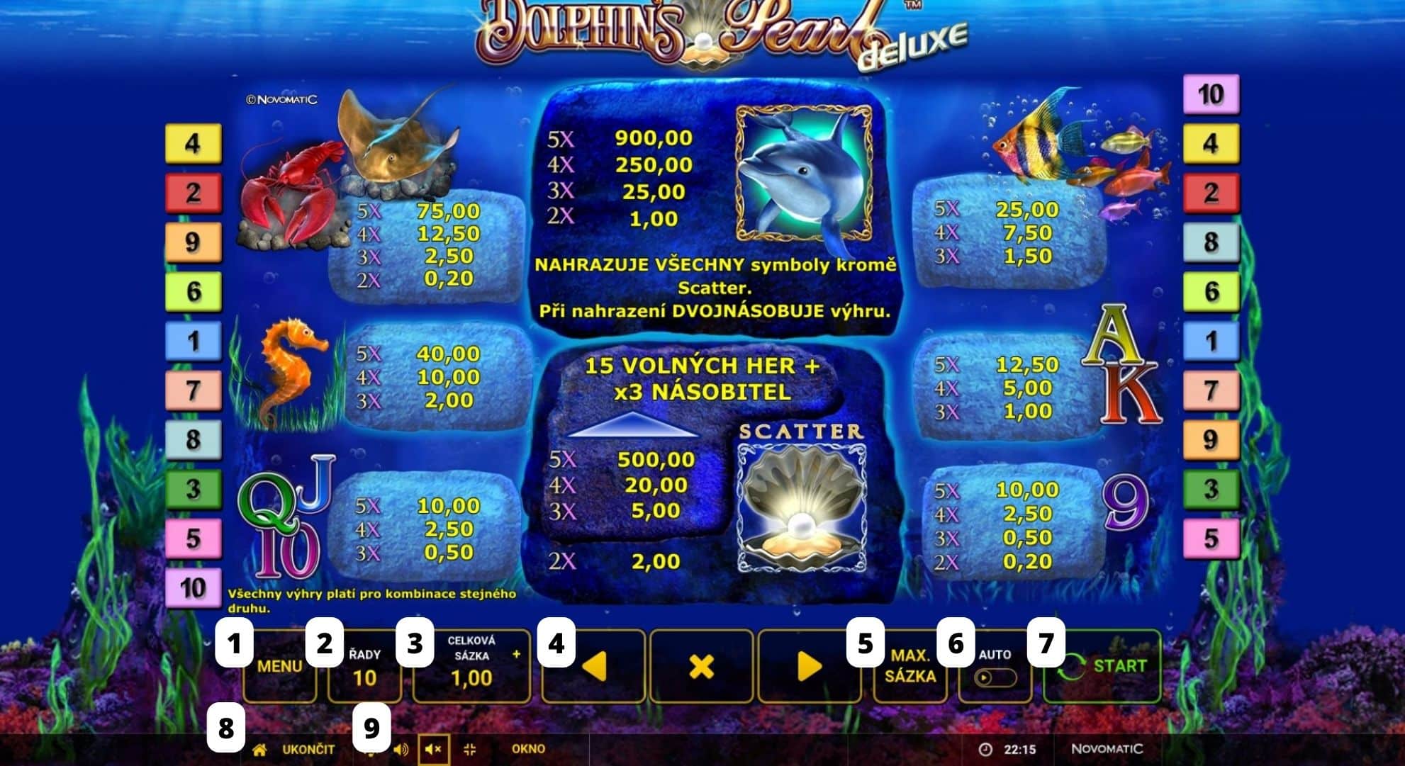 Dolphin’s Pearl Deluxe online automat