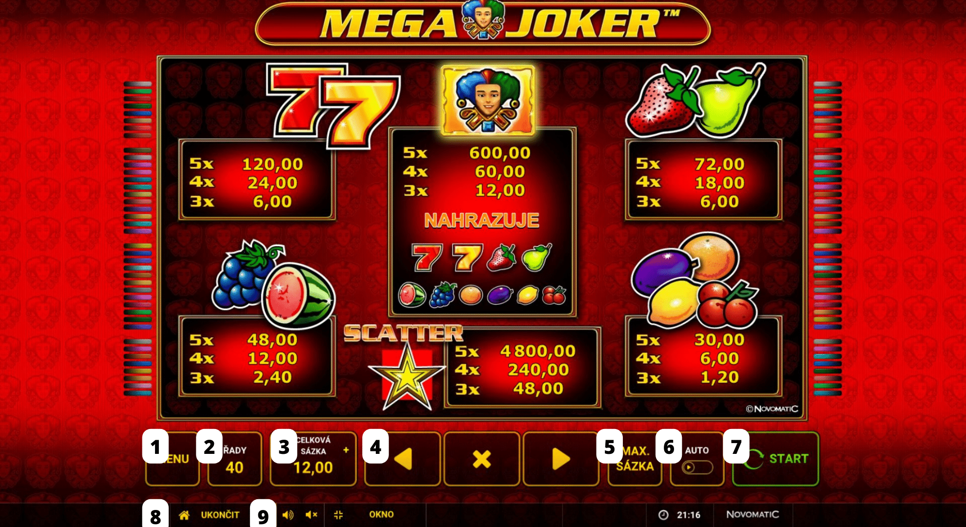 Mega Joker online automat